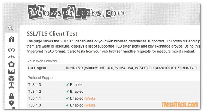 enable tls 1.2 on chrome for mac